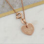 Rose Gold Plated Moon And Stars Personalised Necklace, thumbnail 3 of 3