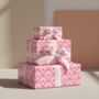 Cosmos Pink Flower Gift Wrap Set, thumbnail 8 of 11
