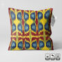 Multi Coloured Cotton Ikat Cushion Cover, thumbnail 1 of 7