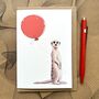 Personalised Meercat Birthday Card, thumbnail 1 of 4