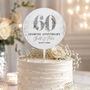 60th Diamond Anniversary Cake Topper, thumbnail 5 of 5