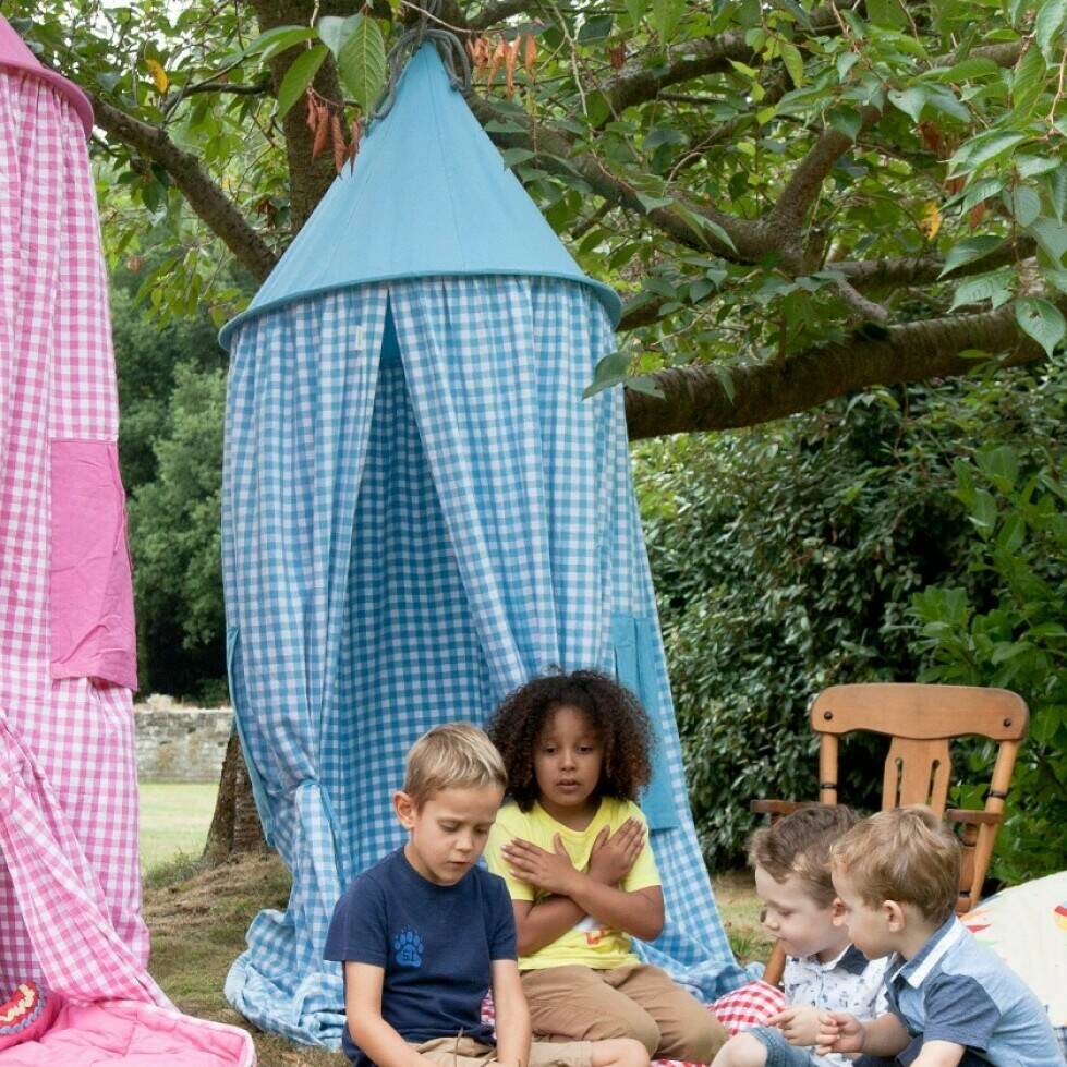 Image of Hanging Play Tent Blue 3yrs+