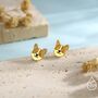 Sterling Silver Corgi Stud Earrings, thumbnail 6 of 12
