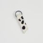 Leopard Print Leather Keyring, thumbnail 3 of 7