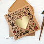 Surprise Scratch Reveal Personalised Christmas Card Kraft, thumbnail 2 of 3