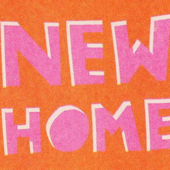 New Home Risograph Card, 3 of 3
