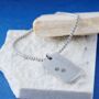 Personalized Silver Mens Dog Tag Necklace, thumbnail 8 of 12