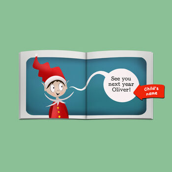 Personalised Christmas Naughty Elf Book, 10 of 10