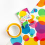 Rainbow Spots Tea Towel, thumbnail 1 of 6