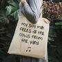 Funny Tote Bag: My Soy Milk Frees All The Cows…, thumbnail 2 of 3