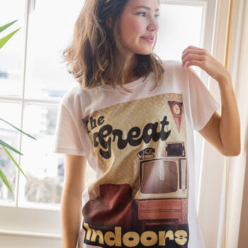 The Great Indoors Women's Slogan T Shirt, 2 of 5