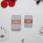 Personalised Geometric Initials Playing Cards In A Tin, thumbnail 3 of 8
