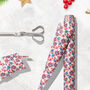 Luxury Christmas Poinsettia Matisse Inspired Gift Wrap, thumbnail 5 of 5