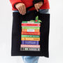 Book Puns Christmas Tote Bag, thumbnail 1 of 2