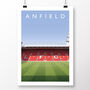Liverpool Fc Anfield From The Centre Circle Poster, thumbnail 2 of 7