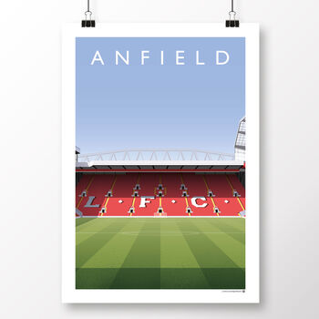 Liverpool Fc Anfield From The Centre Circle Poster, 2 of 7