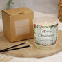 Personalised Christmas Vanilla Scented Jar Candle, thumbnail 3 of 4