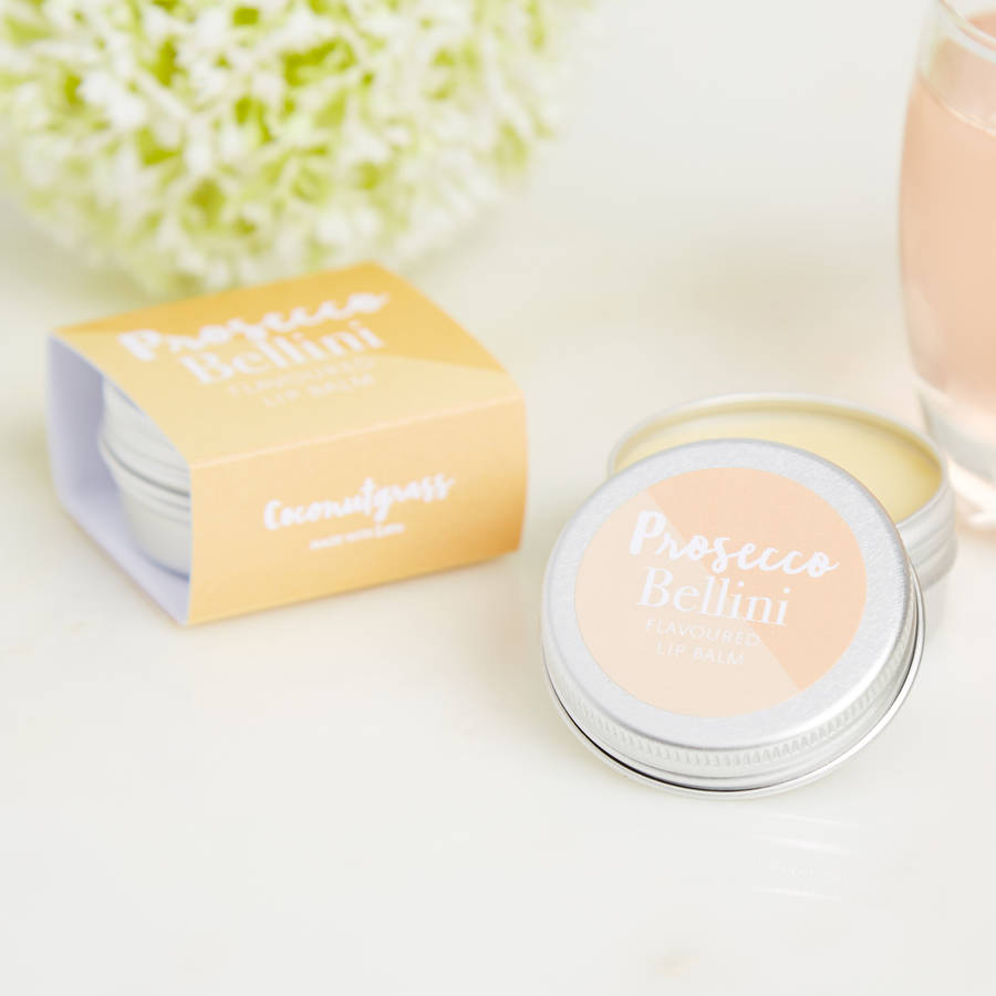 Prosecco And Champagne Cocktail Flavour Lip Balm By Coconutgrass ...