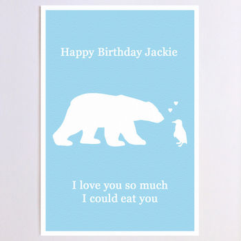 Personalised Birthday Bear Birthday Card, 3 of 7
