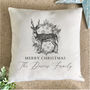 Personalised Christmas Stag Cushion, thumbnail 2 of 3