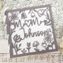 Personalised Acrylic Wedding Card Keepsake Gift Mr And Mrs, thumbnail 2 of 7