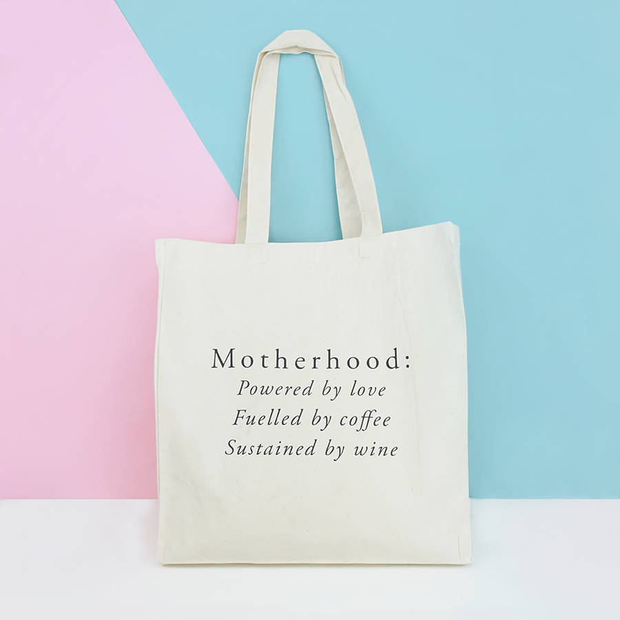 motherhood tote bag by ellie ellie | notonthehighstreet.com