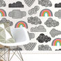 Clouds And Rainbows Wallpaper, thumbnail 1 of 2