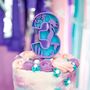 Mermaid Number Cake Topper Under The Sea Beach Party, thumbnail 1 of 6