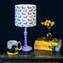 Fun And Colourful Dachshund Patterned Drum Lampshade, thumbnail 3 of 3