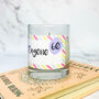 Personalised 60th Birthday Cake Scented Candle, thumbnail 2 of 5