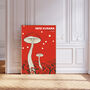Yayoi Kusuma Red Mushroom Art Print, thumbnail 1 of 3