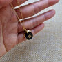 Vintage West German Initial Necklace With Personalised Gift Pouch, thumbnail 12 of 12