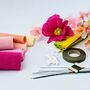 Pink Crepe Paper Flower Craft Kit, thumbnail 1 of 5