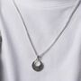 Maharaja Men's Sterling Silver Orbital Necklace, thumbnail 1 of 8