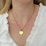 Personalised Handwriting Heart Necklace, thumbnail 2 of 5