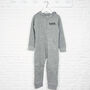 Kids Personalised Onesie Name With Star, thumbnail 8 of 9