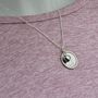 All The Luck And Love Sterling Silver Sixpence Necklace, thumbnail 5 of 5