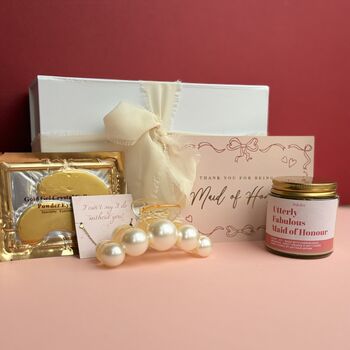 Luxury Maid Of Honour Thank You Box, 4 of 4