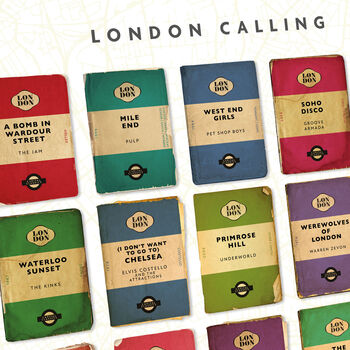 London Calling Music Poster Print, 3 of 3