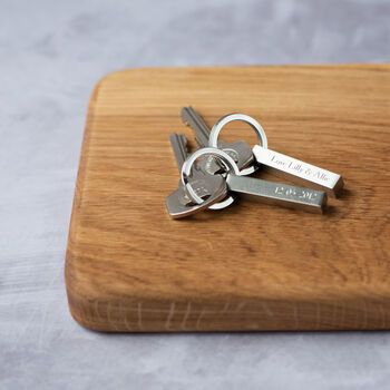 Personalised Solid Bar Keyring And Gift Pouch, 8 of 9