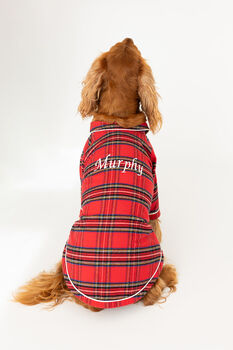 Personalised Matching Tartan Brushed Cotton Family Christmas Pyjamas *Offer*, 12 of 12