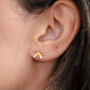 Bow Stud Earrings, thumbnail 1 of 2