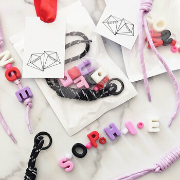 Personalised Diy Letter Bead Handbag Charm, 4 of 7