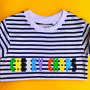 Cheeky Chops Organic Kids T Shirt, thumbnail 3 of 3