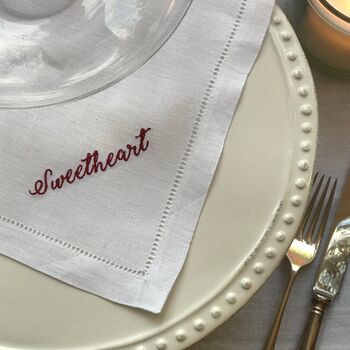 Embroidered Napkin, 2 of 9