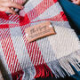 Personalised Couples Engagement Gift Throw, thumbnail 1 of 6