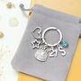 Personalised 21st Birthday Keyring, thumbnail 6 of 9