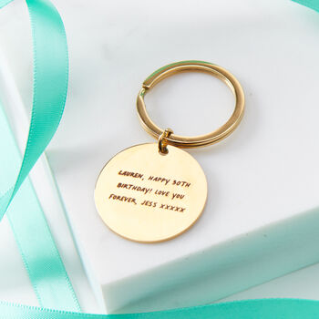 Personalised 'Working From Nine To Wine' Metal Keyring, 2 of 6