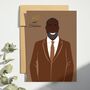 Black Man 60th Birthday Card, thumbnail 1 of 2
