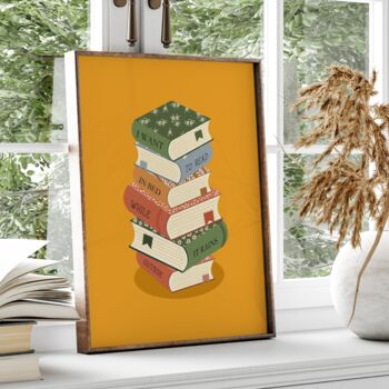 Book Lover Gift Book Quote Print, 3 of 4